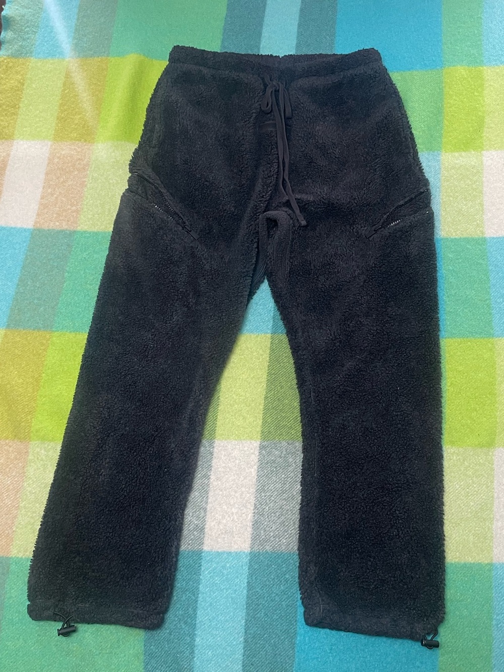 Fear of God Essentials Sherpa Polar Fleece Sweatpants Charcoal Men’s
